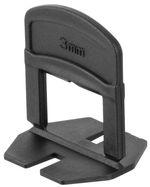 Fugakereszt Strend Pro LS230T, L alakú, szintező, csempe alá, 3,0 mm, csomag 300 db, fekete műanyag
