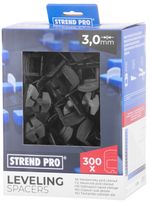 Medzerník L Strend Pro LS230T, nivelačný, pod obklad, 3.0 mm, bal. 300 ks, plast čierny