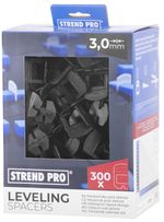 Medzerník L Strend Pro LS230T, nivelačný, pod obklad, 3.0 mm, bal. 300 ks, plast čierny