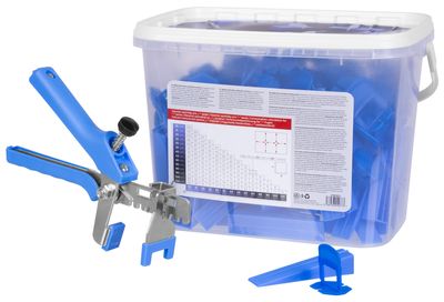 Szintező készlet Strend Pro LS520, 100x 2,0 mm távtartó, 100x ék + fogó, StarterKIT