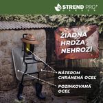 Fúrik Strend Pro Premium Fortis BLACK ES, koleso PN nafukovacie, Zn, 85 lit, max. 250kg (demont)