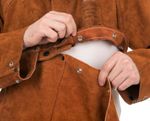 Bolero Weldas 44-7800, Lava Brown™, 112cm, č. L, zváračské, na ramená+rukáv