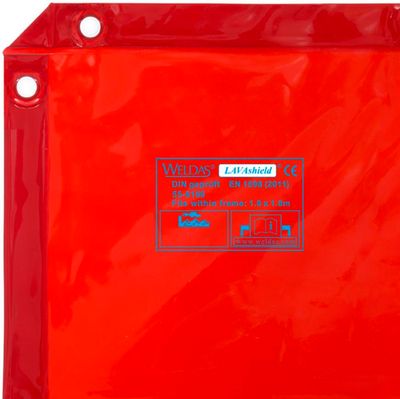 Zastena Weldas 55-6168, LAVAshield®, 174x234cm, cervena