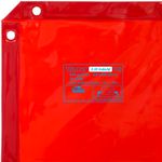 Védőfüggöny Weldas 55-6166, LAVAshield®, 174x174cm, piros