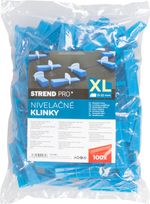 Wedge XL Strend Pro, leveling, for spacers, up to 22 mm, pack of 100 pcs, dark blue