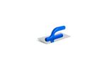 Trowel Kubala 0405, stainless steel, plastic, notch 10x10mm, 130x270mm
