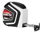 Tape measure Strend Pro Premium, 3 m, retractable, Auto STOP, magnetic