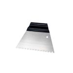 Špachtľa Kubala, plast, oceľ, zub 6x6mm, 180mm