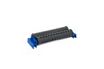 Rollers Kubala 1520, double, with holes, plastic
