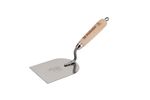 Trowel Kubala 5916, plastering, stainless steel, wooden handle, 120mm