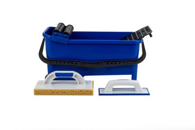 Tile set Kubala 9901, for cleaning after grouting, 20 l bucket, rollers and floats