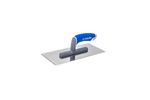 Trowel Kubala 0269, stainless steel, 3x3mm notches, G-24, 130x270mm