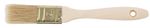 Brush Strend Pro JA019, yellow, 1", painting, flat, wooden handle