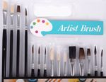 Brush Set G0446, art, 15-piece