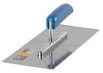 Trowel Strend Pro 0812.010CS BlueLine, wooden handle, 280x130 mm, straight, WoodHand, steel