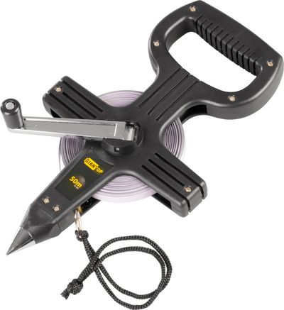 Mérőszalag GIANT CR-J01 50 m, hegyes acél mérőszalag