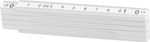 Measuring PVC folding rule 1m Strend Pro, white