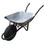 Wheelbarrow WBar.G, pneumatic wheel, Zn, 60 lit. tray (disassembled)