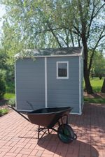 Talicska Greenlawn Nero 140 liter, műanyag, kerti, fekete, (szétszerelt)