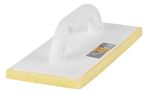 Trowel Strend Pro 0813.005 WhiteHand, plastic handle, 280x140/15 mm, yellow cut foam