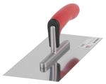 Trowel Strend Pro Premium BRAVO RED SoftHand, 270x130 mm, 0.7 mm, straight, stainless steel