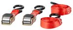 Cam buckle tie down, 25 mm, L-1,8 m, max. 250 kg, pack. 2 pcs