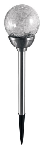 Lámpa Solar Glassball, 450 mm, 2 Led, csom. 6 db, AAA