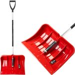 Snow Pusher DIABLO, 520x395/1550 mm, with metal edge, aluminum handle, assorted colors, disassembled