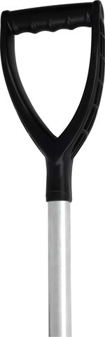 Snow Shovel ALUMAX S, 500x375/1505 mm, with handle, snow pusher, rubber strip, aluminum handle, mixe