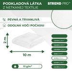 Kerti textília B1106, 2x10 m, nem szőtt, 17 g/m, fehér