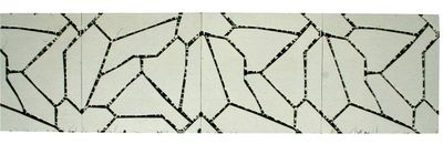 Garden floor 300x300mm 6pcs polygon, walkway