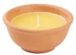 Candle Citronella, repellent, terracotta, 113 g, 50x110 mm