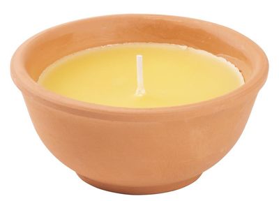 Candle Citronella, repellent, terracotta, 113 g, 50x110 mm