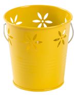 Gyertya Citronella CB197, rovarriasztó, vödörben, vegyes zöld/sárga, 160 g, 110x105 mm