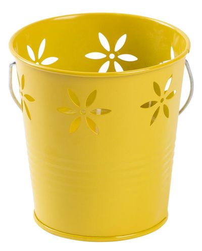 Gyertya Citronella CB197, rovarriasztó, vödörben, vegyes zöld/sárga, 160 g, 110x105 mm