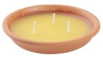 Candle Citronella, repellent, terracotta, 80 g, 30x125 mm