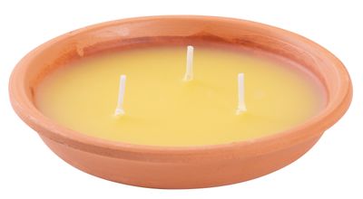 Candle Citronella, Terracotta, 80 g, 30x125 mm