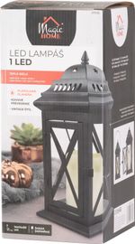 Lámpás MagicHome LM3609, 14x14x30 cm, LED, 3xAAA, fém