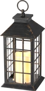 Lantern MagicHome LP2140, 14x14x30 cm, LED, 3xAAA, plastic