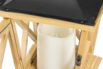 Lampáš MagicHome LW8680, 19x19x36 cm, LED, 3xAAA, drevo