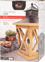 Lámpás MagicHome LW8680, 19x19x36 cm, LED, 3xAAA, fa