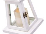 Lantern MagicHome LW8823, 17x17x33 cm, LED, 3xAAA, wood