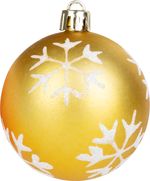 Decorations Xmas  N4 6020, 20 pcs+ Ball, M01 gold