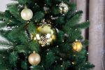 Decorations Xmas  N4 6020, 20 pcs+ Ball, M01 gold