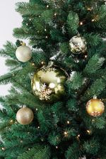 Decorations Xmas  N4 6020, 20 pcs+ Ball, M01 gold