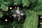 Decoration MagicHome Christmas, 6 pcs, black - silver, 8x9.5 cm