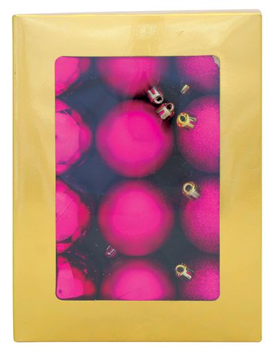 Decorations Xmas N26 6024ABY, 24 pcs, pink