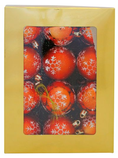 Decorations Xmas N26 6024ABS, 24 pcs, M08 copper