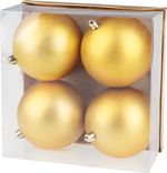 Decorations Xmas N16 10004B, 4 pcs, M01 gold