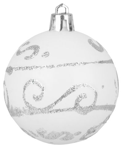 Decorations Xmas N1B 6003A BS1471, 3 pcs, AB011/Y02 white